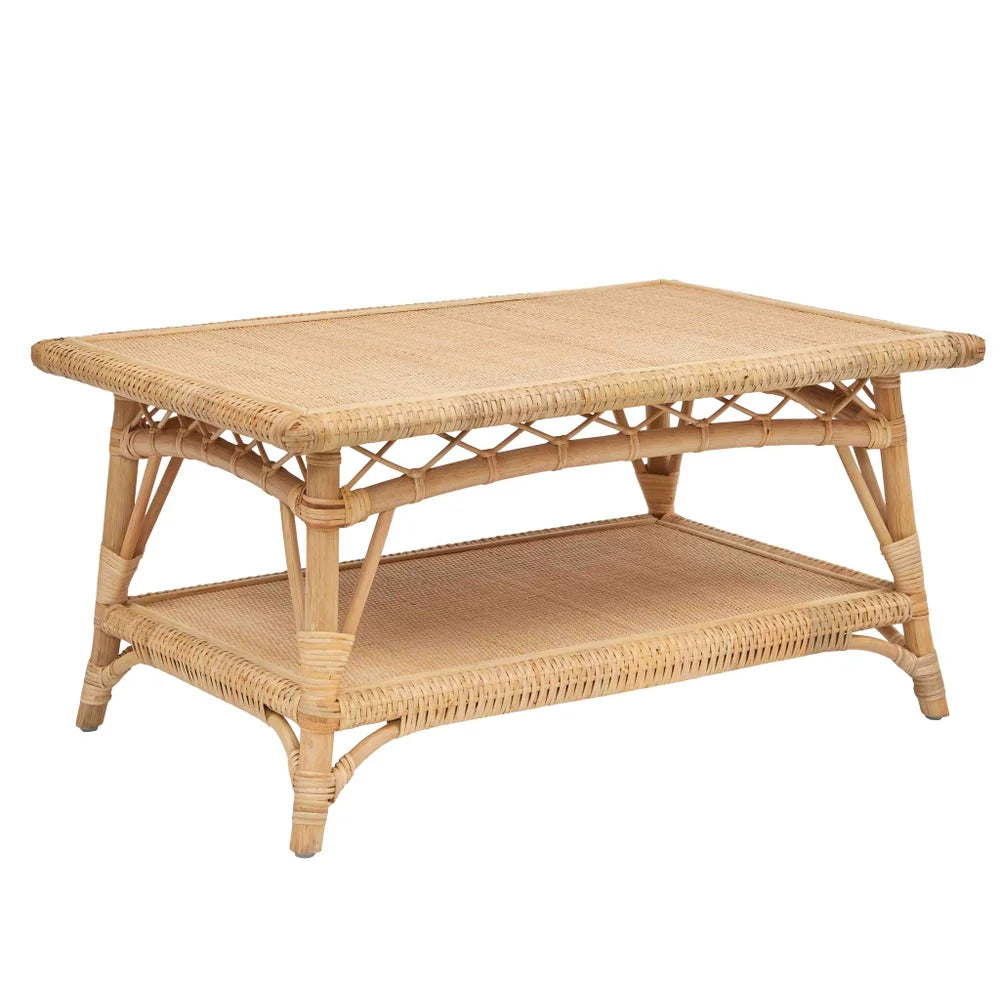 Natural Rattan Coffee Table