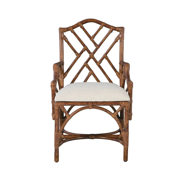 Tortoise Chippendale Arm Chair