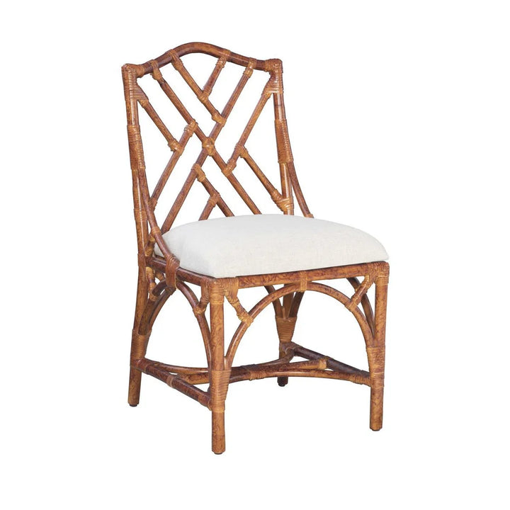 Tortoise Chippendale Side Chair