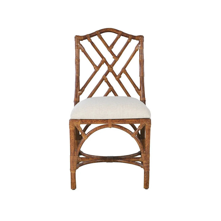 Tortoise Chippendale Side Chair