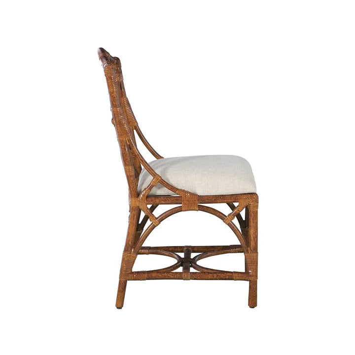 Tortoise Chippendale Side Chair
