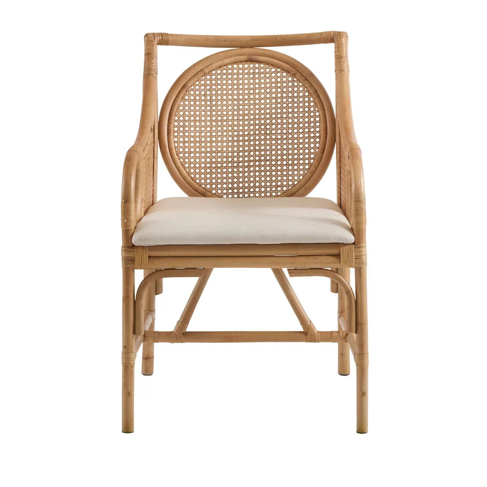 Natural Cane Arm Chair