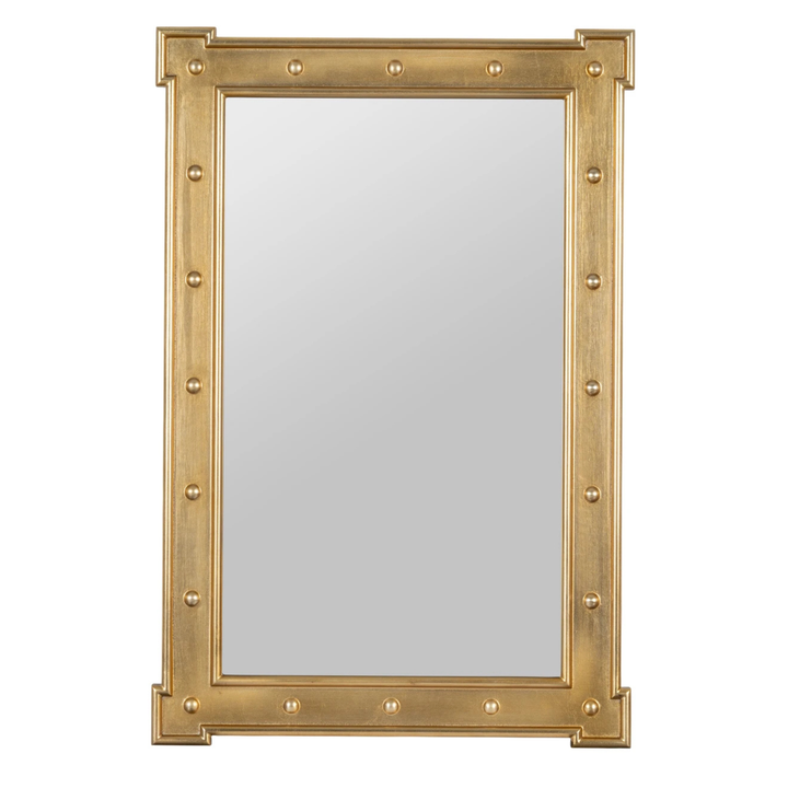 Antique Gold Rivet Mirror