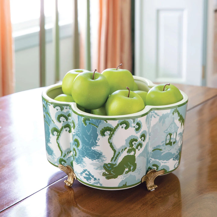 Foo Dog Footed Ceramic Planter