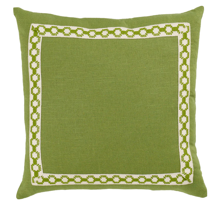Pair of Leaf Trim Pillows