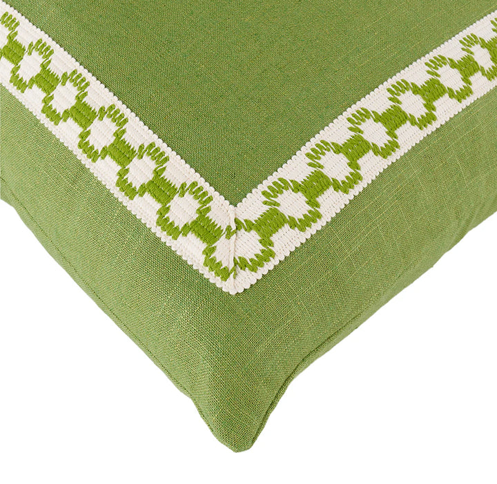 Pair of Leaf Trim Pillows