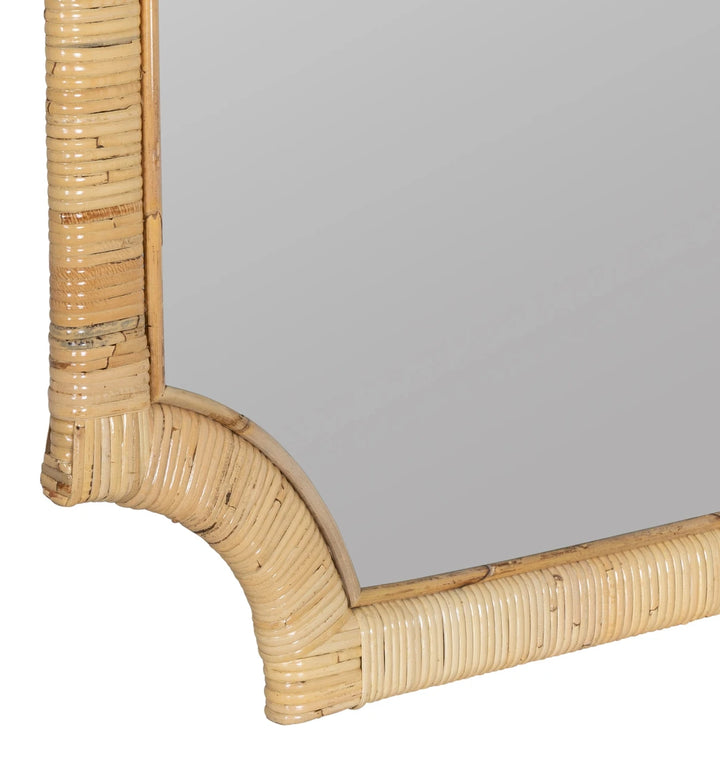Natural Rattan Mirror