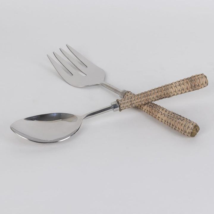 Rattan Serving Set