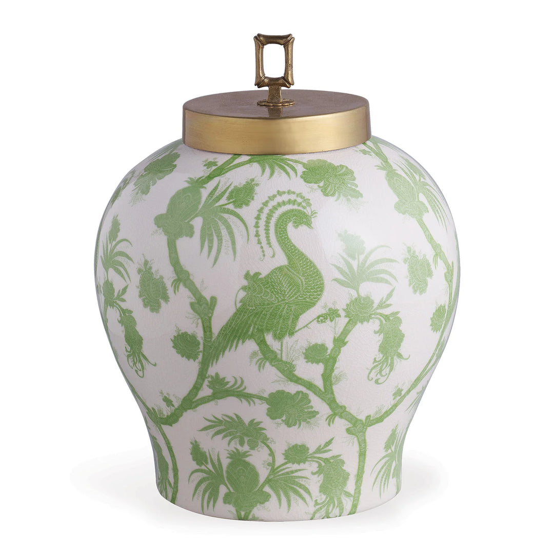 Peacock Jar