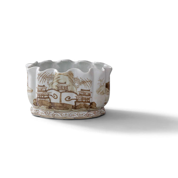 Petite Scalloped Planter