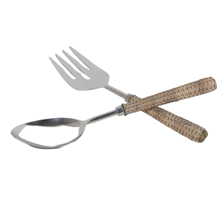 Rattan Serving Set