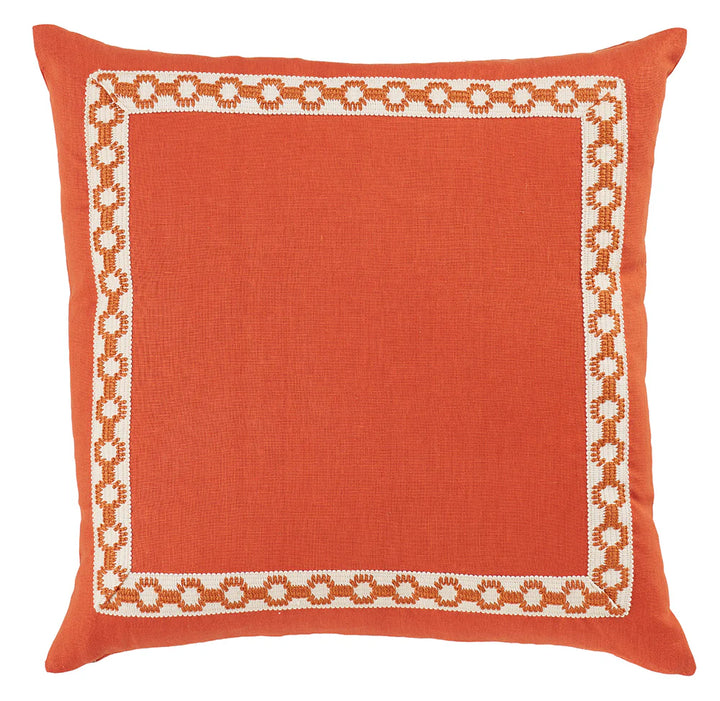 Pair of Spice Trim Pillows